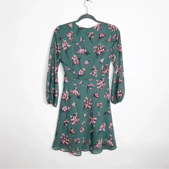 Madewell Marguerite Dress 00 Butterfly Garden Floral - Picture 4 of 10
